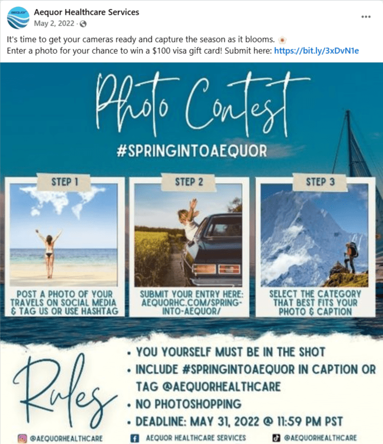 Social Media Photo Contest Campaign